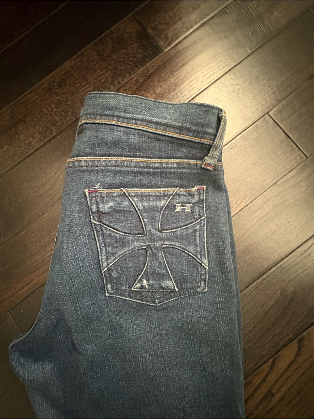 Habitual Women’s Dark Blue Designer-Style Jeans